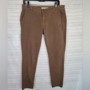 VINCE TROUSER CROP IN MOSS, SZ 30